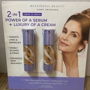 Meaningful Beauty Creme De Serum 2 Pack 1 Oz. Each. Brand New And Sealed